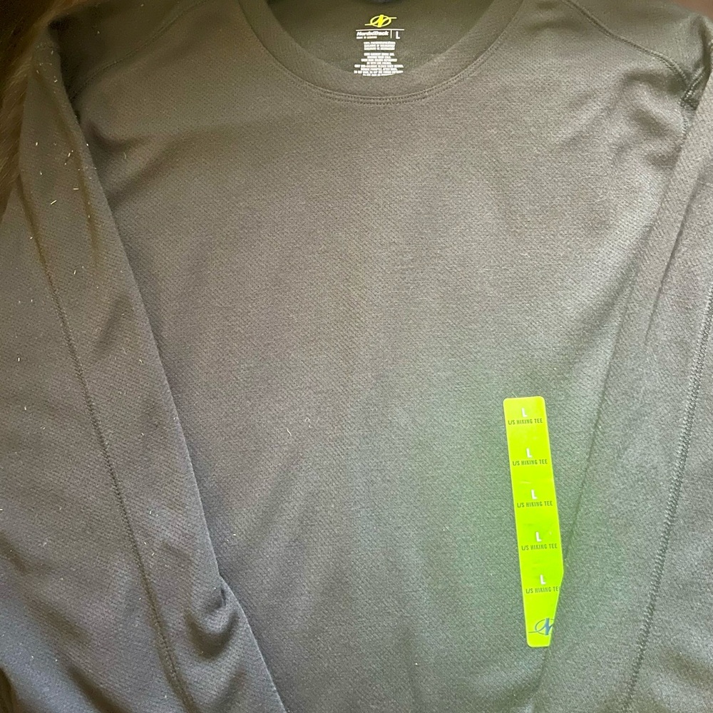 NordicTrack Men's Large Black Microfiber Performance Shirt
